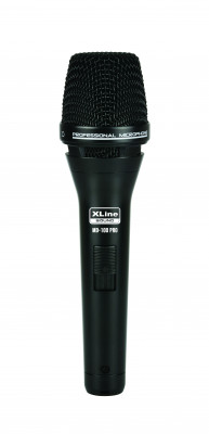 Микрофон вокальный динамический Xline MD-100 PRO 50-15000Гц, держатель кабель чехол в комплекте