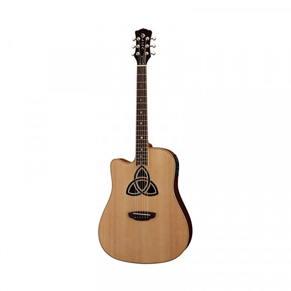 LUNA Luna TRI D lefty электроакустическая гитара