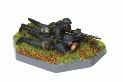 Немецкий пулемет МГ-34 с расчётом 1939-42гг 1/72
