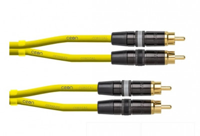 Аудио кабель Cordial CEON DJ RCA 1,5 Y