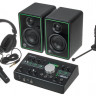 MACKIE Studio Bundle комплект для домашней студии (EM-89D, EM-91C, CR3-X, MC-100, Big Knob Studio, коммутация и держатели)