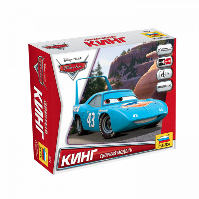 Сборная модель "Тачки" Кинг 1/100