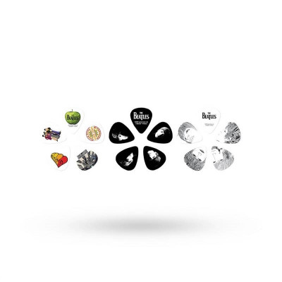 PLANET WAVES 1CAB4-15BT1 Beatles Logo набор медиаторов Thin 15 шт.