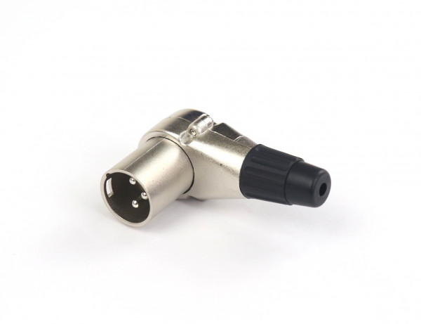 Кабельный разъем AuraSonics X3MR угловой 3-контактный XLR male