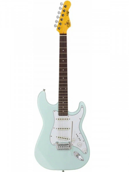 Электрогитара G&L Tribute S-500 Sonic Blue RW Poplar