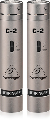 Пара микрофонов Behringer C-2 для студии или концертной работы