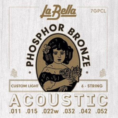 LA BELLA 7 / GPCL струны для акустической гитары