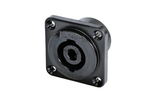 Панельный разъем Neutrik NLT4MPXX-BAG Speakon male 4-контактный