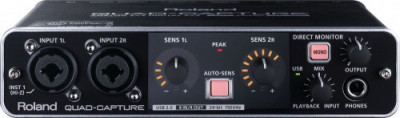 Внешний USB аудиоинтерфейс ROLAND UA-55 QUAD-CAPTURE