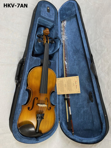 HANS KLEIN HKV-7 AN 3/4 скрипка, струнодержатель с 4-мя машинками + кейс и смычок