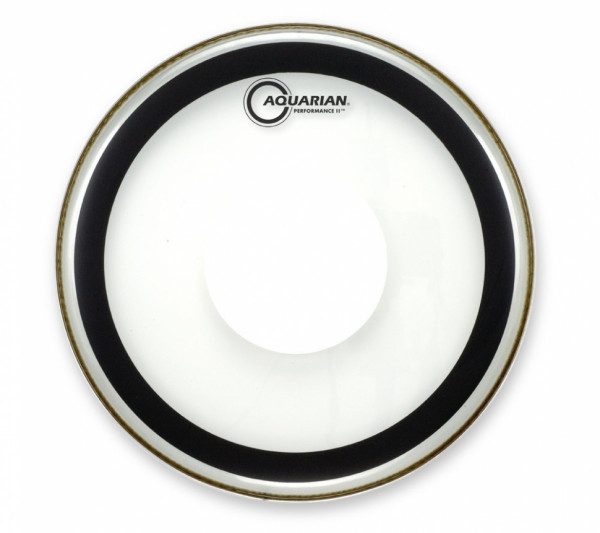 Aquarian PERFORMANCE II PFPD24 24" Power Dot пластик для бас-барабана, с усиленным центром