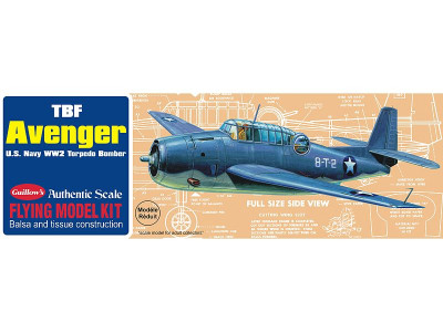 Сборная деревянная модель Самолет TBF Avenger. Guillows  1:30
