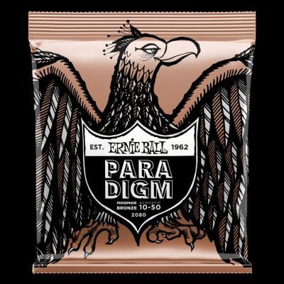 Комплект струн для акустической гитары Ernie Ball P02080, 10-50