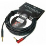 KLOTZ TIR-0600PSP TITANIUM готовый инструментальный кабель 6м, джек моно Neutrik - джек моно Neutrik 'silent' угловой,