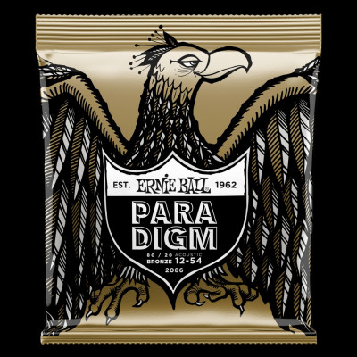 Комплект струн для акустической гитары Ernie Ball P02086, 12-54