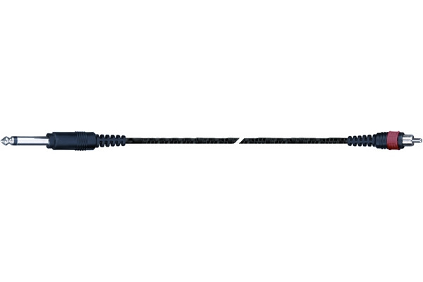 QUIK LOK AD15-3K компонентный кабель, 3 метра, разъёмы Mono Jack Male - RCA Male (1/4' MALE - RCA MALE)