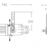 XLine Light D PROFILE LIGHT 15°-30° ZOOM (BLK) Профильный ламповый прожектор