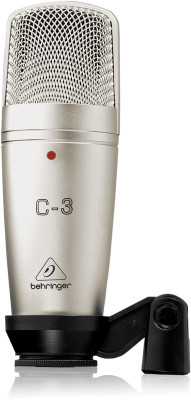 Конденсаторный микрофон Behringer C-3 кардиоида/круг/восьмерка