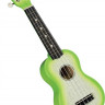 HAMANO U-35GN Green Sparkle укулеле сопрано